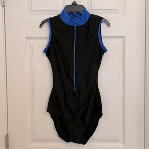 BalTogs Black Mockneck Leotard - Adult Large